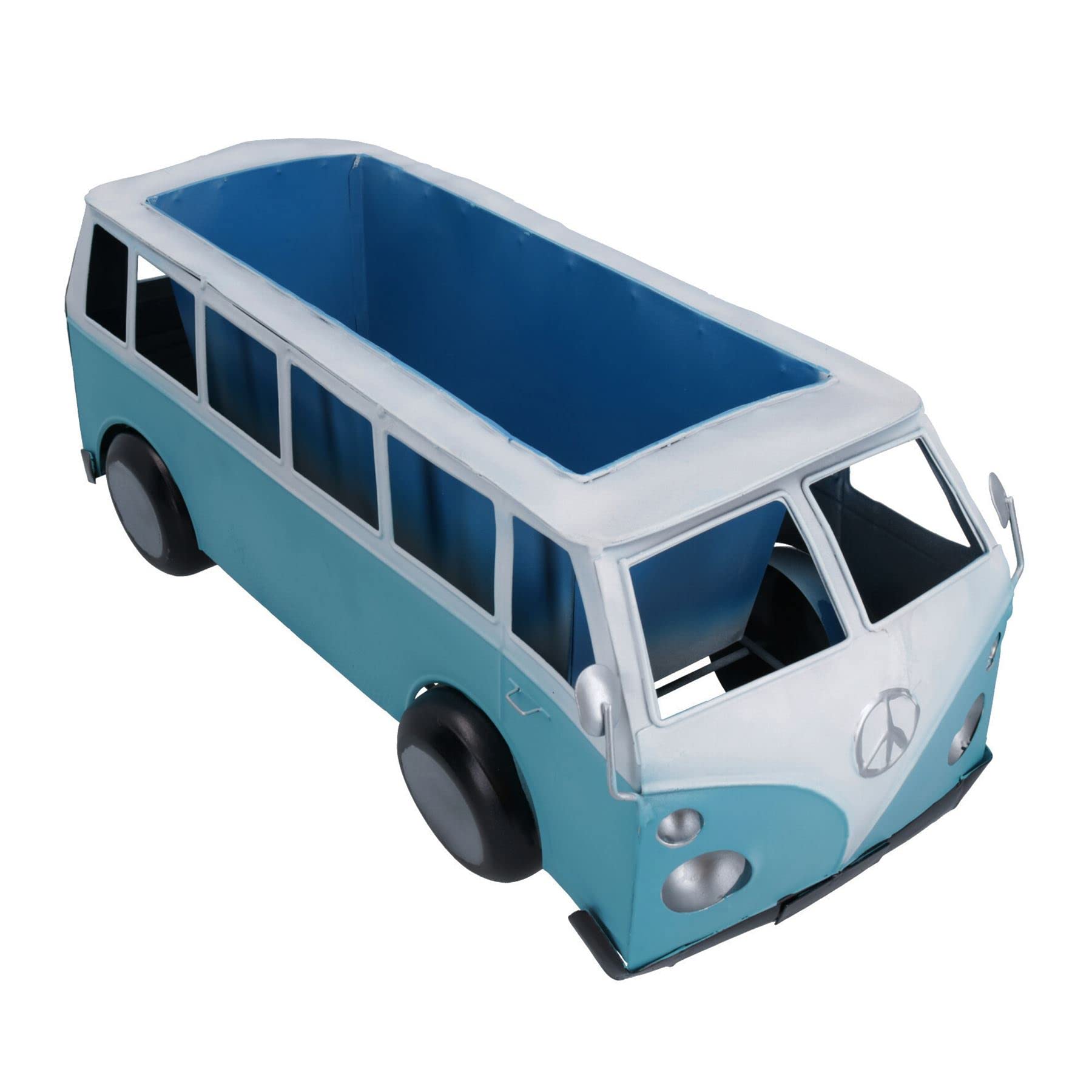 AB Tools Camper Van Planter Flower Pot Garden Metal Ornament Farm Home House Herbs