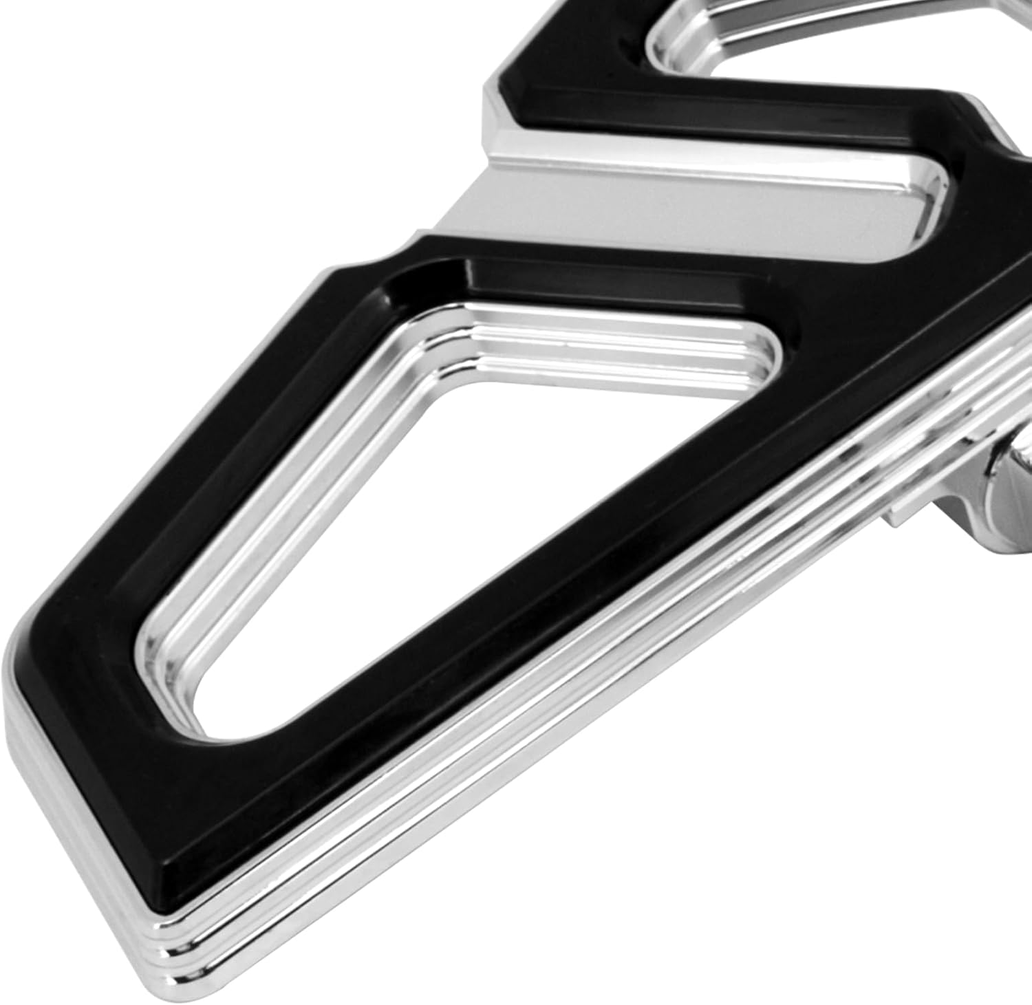 HDBUBALUS Motorcycle Passenger Footboard Rear Floorboard Foot Pegs Fit For Harley Touring Road King Electra Glide Street Glide Road Glide Dyna Chrome