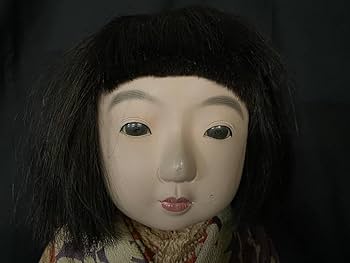 Amazon | M12052市松人形時代 泣き人形 ちりめん 振袖 女の子