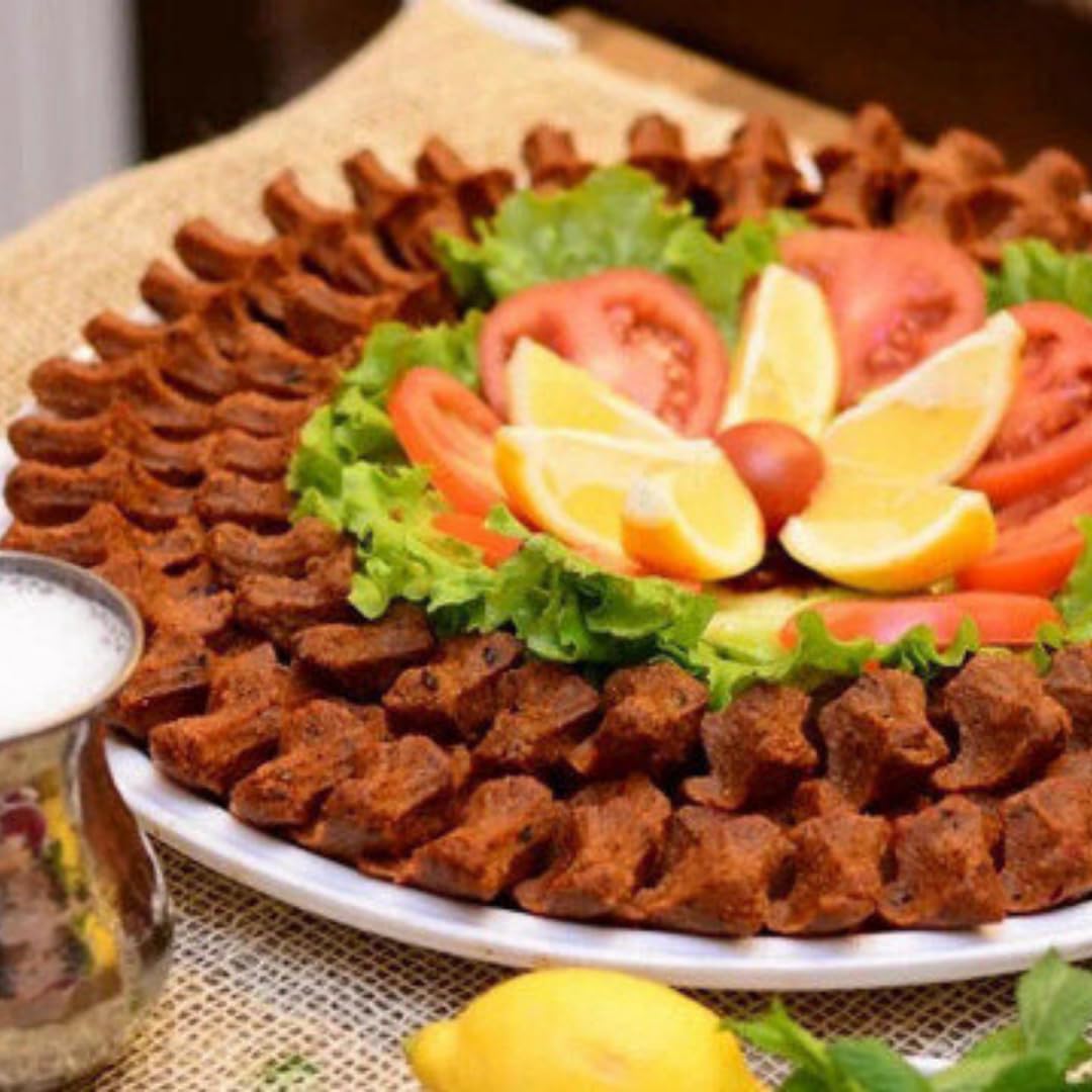 PUFAI Çiğköfte-Set für Fleischzubereitung 500 g 5er Pack Bulgur-Mischung & Würzsaucen
