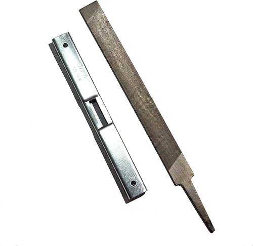 Miniatura 2 de Medidor de profundidad + kit de archivo plano, afilador de sierra de cadena para motosierra general, herramienta de afilado Stihl Guía de archivo