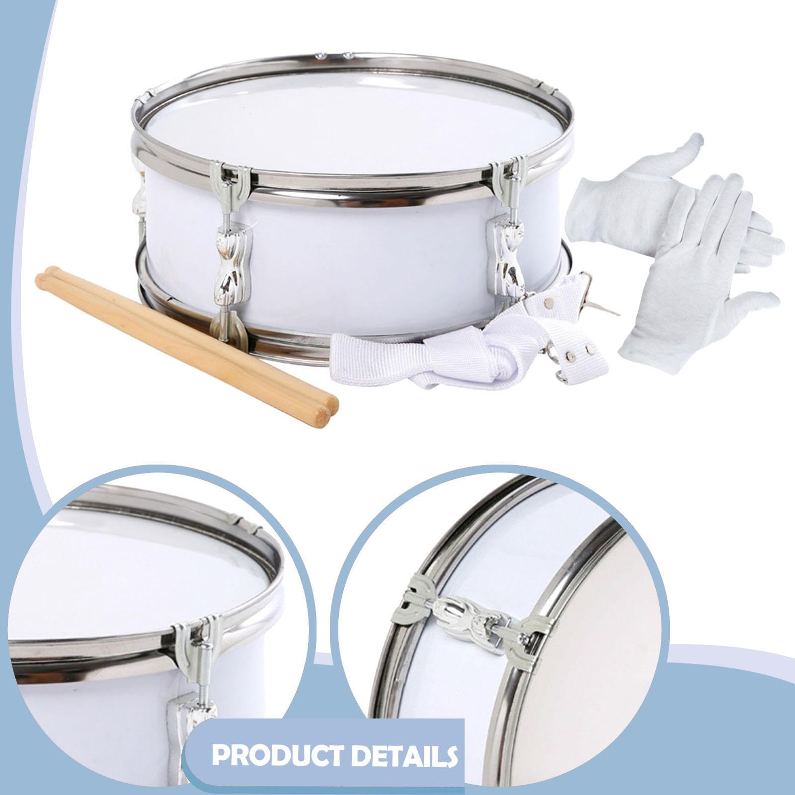 Generic Snare Drum Set 13 Zoll Musikinstrument für Kinder, Erwachsene, Schlagzeuger,