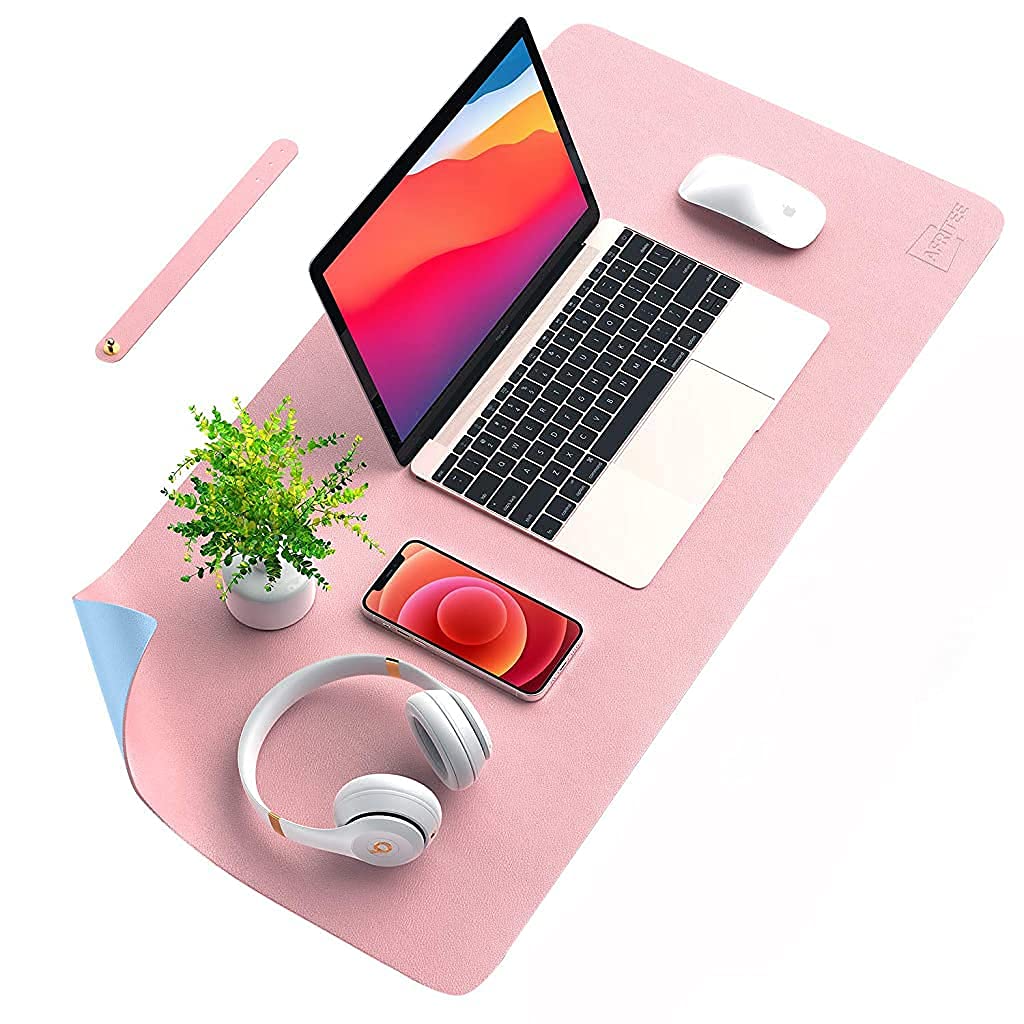 HASTHIP® Mouse Pad Desk Pad Protector Mat - Dual Side PU Leather Desk Mat Waterproof Large Mouse Pad Work for Home/Office/Gaming (B09DG99LMY) Amazon Price History, Amazon Price Tracker