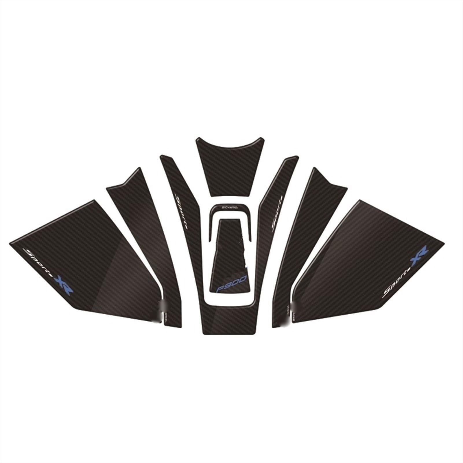 Dtsgcx Color2 For F900xr 2020 F900 Xr Motorcycle Tank Pad Protector Decoration Stickers Decals Gas Fuel Knee Grip Traction Side(Color2)