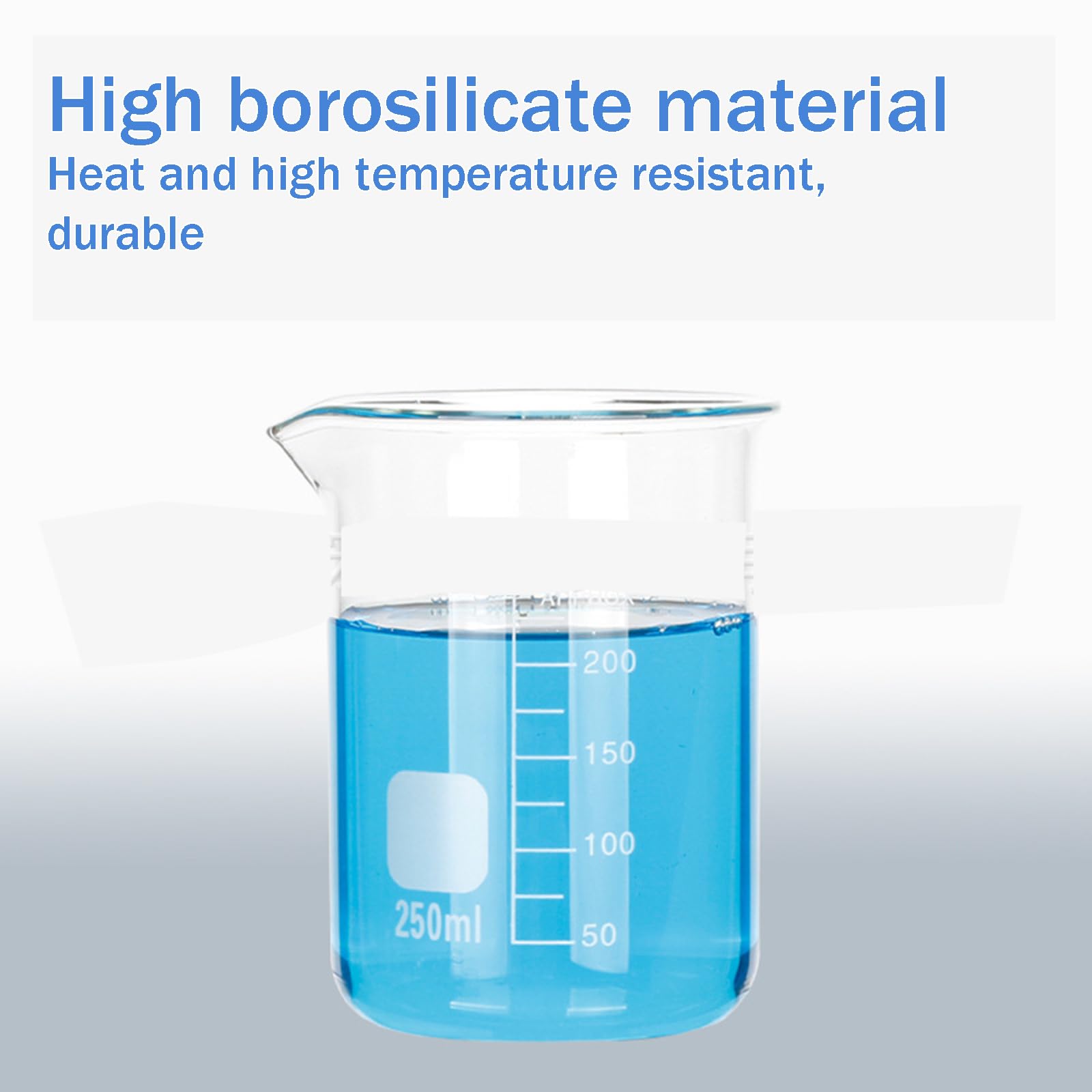 Laborbecher, 500/600/ 800/1000/ 2000/3000/ 5000/10000 Ml, Einfache Ablesung + Seitliche Schlitzöffnung/Einfaches Ausgießen, Leicht Tragen/Deutlich Sichtbar, Für Schule/Labor,3000ml