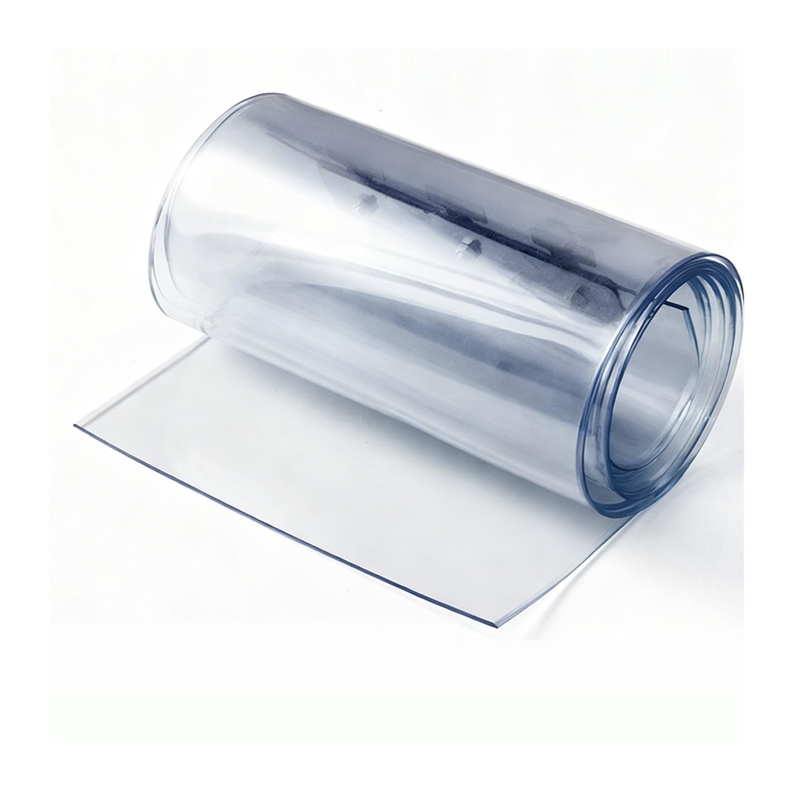 Plastiques Bande de Lamelle PVC Store Verticaux Flexible Transparent Isolant Rideau Porte Lanieres Salles à Manger, Locaux Commerciaux(120x240cm/47.24x94.49in)