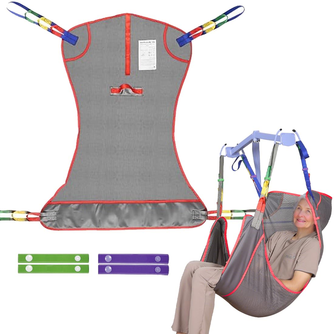 Amazon.com: Universal Full Body Patient Lift Sling, Patient Lift