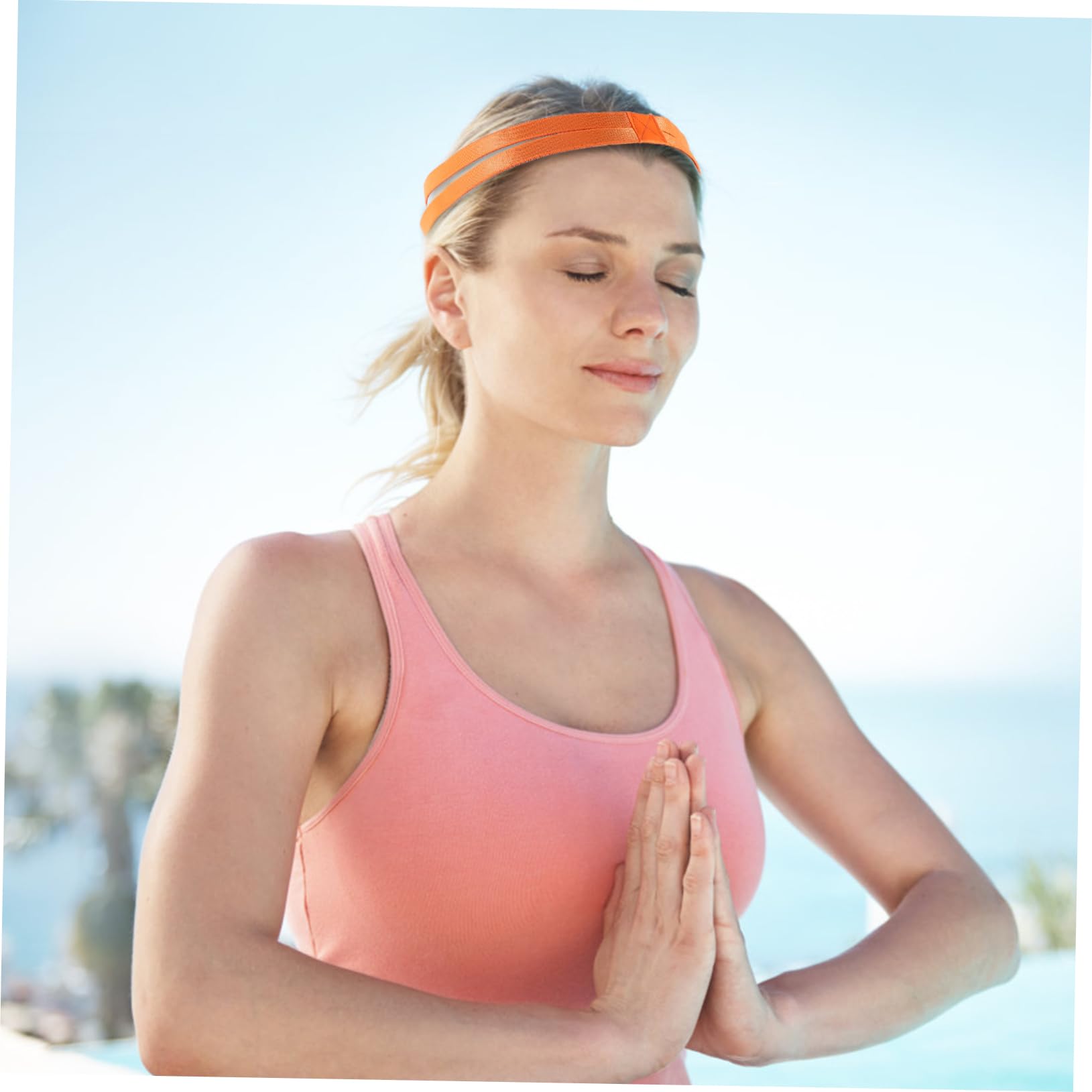 Toyvian Teiliges Elastisches Sport Stirnband rutschfest Und Atmungsaktiv Für Yoga Fitness Und Outdoor Aktivitäten Bunten Farben Neon