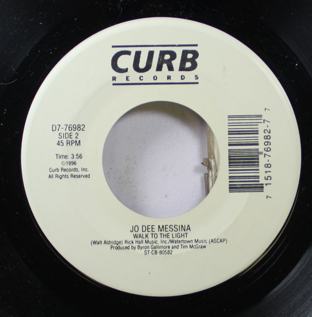 Jo Dee Messina 45 RPM Walk to the light / Heads Carolina, tails
