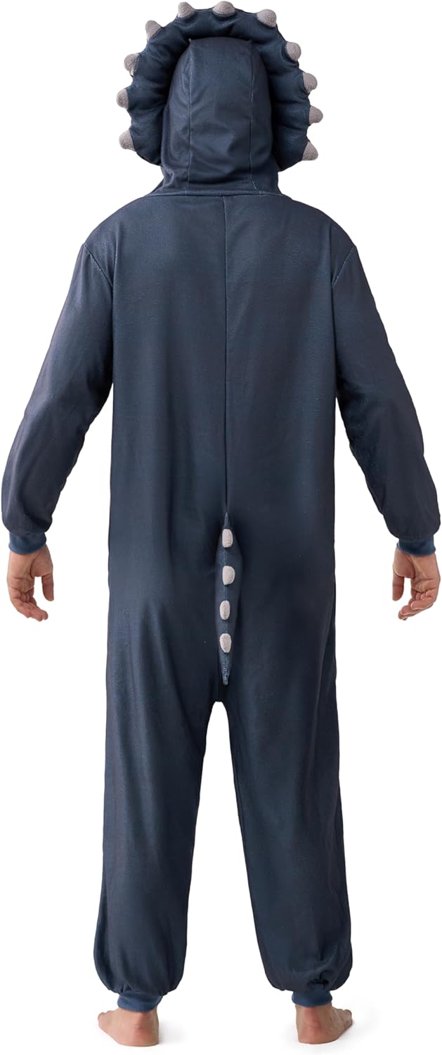 Spooktacular Creations Halloween Grey Triceratops Unisex Costume, Adult Animal Costume Halloween Costume Party