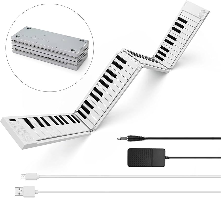 Amazon | 88 鍵盤ピアノポータブルデジタルピアノ LCD ディスプレイ