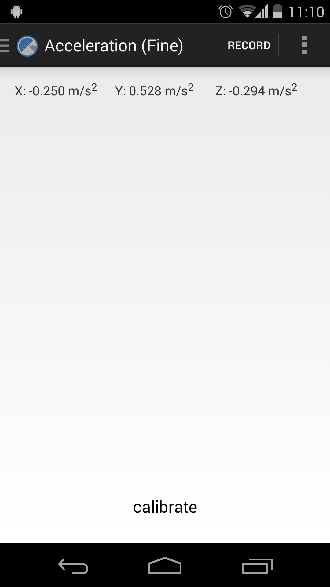 Accelerometer - App on Amazon Appstore