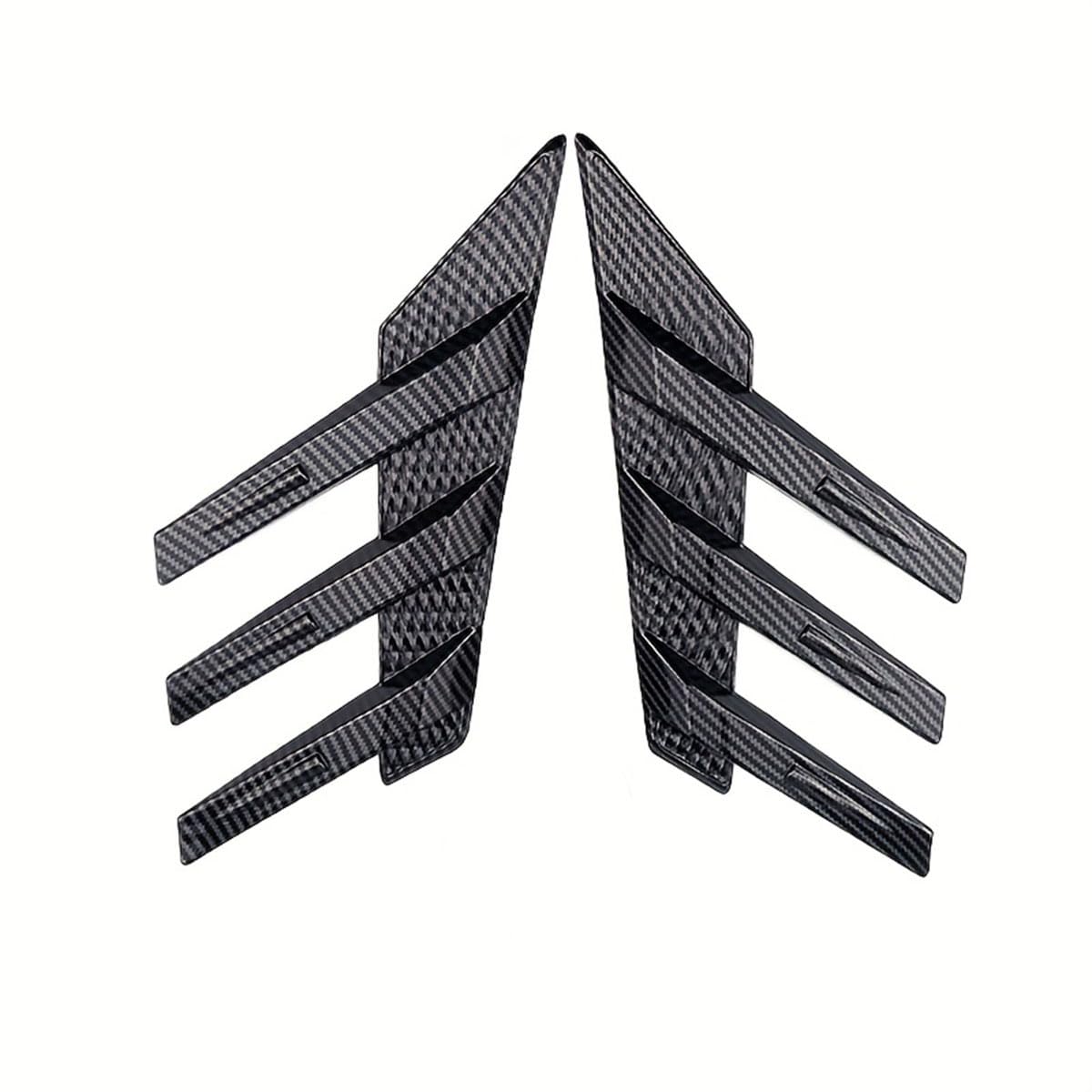 WDDZTMNB 2pcs Window Spoiler Cover Trim,Compatible with Suzuki Swift/Sport/Hybrid,Rear Window Accessories,carbon fibre