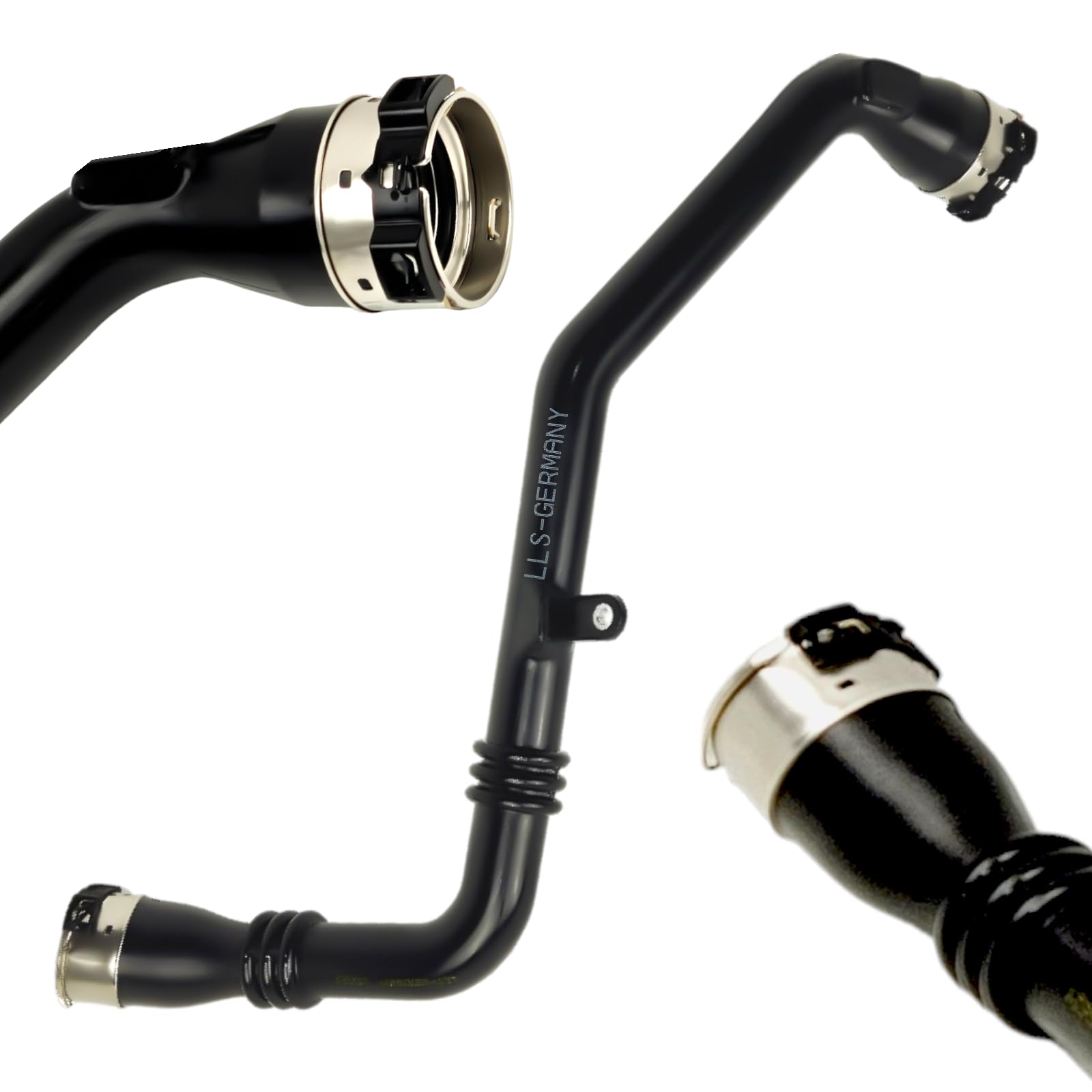 LLS-GERMANY Tubo Turbo compatibile con Nis.san Juke (F15), 1.5 dCi, 110 CV, 144601KB2D, attacco originale HENN