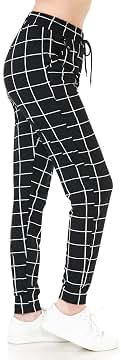 Leggings Depot Premium Women's Joggers Popular Print High Waist Track Pants (S-XL) BAT5