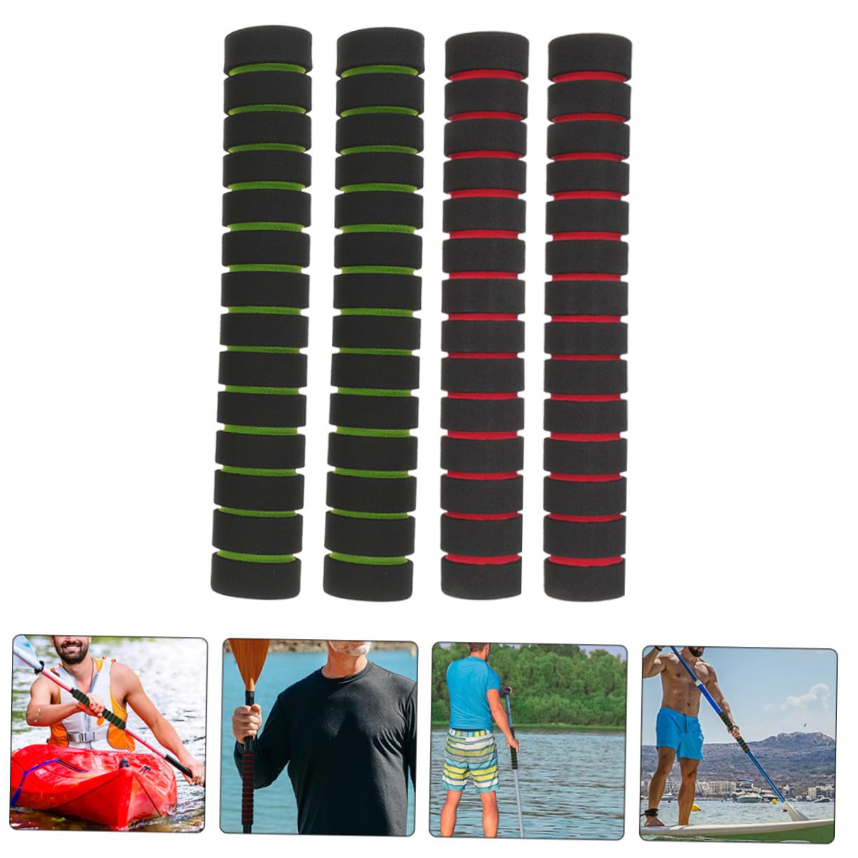 SUPVOX 12paia Impugnature Per Pagaia Da Kayak Impugnature Antiscivolo in Spugna Accessori Per Kayak Copertura Protettiva Per Pagaia Da Copertura Per Impugnatura in Spugna Per