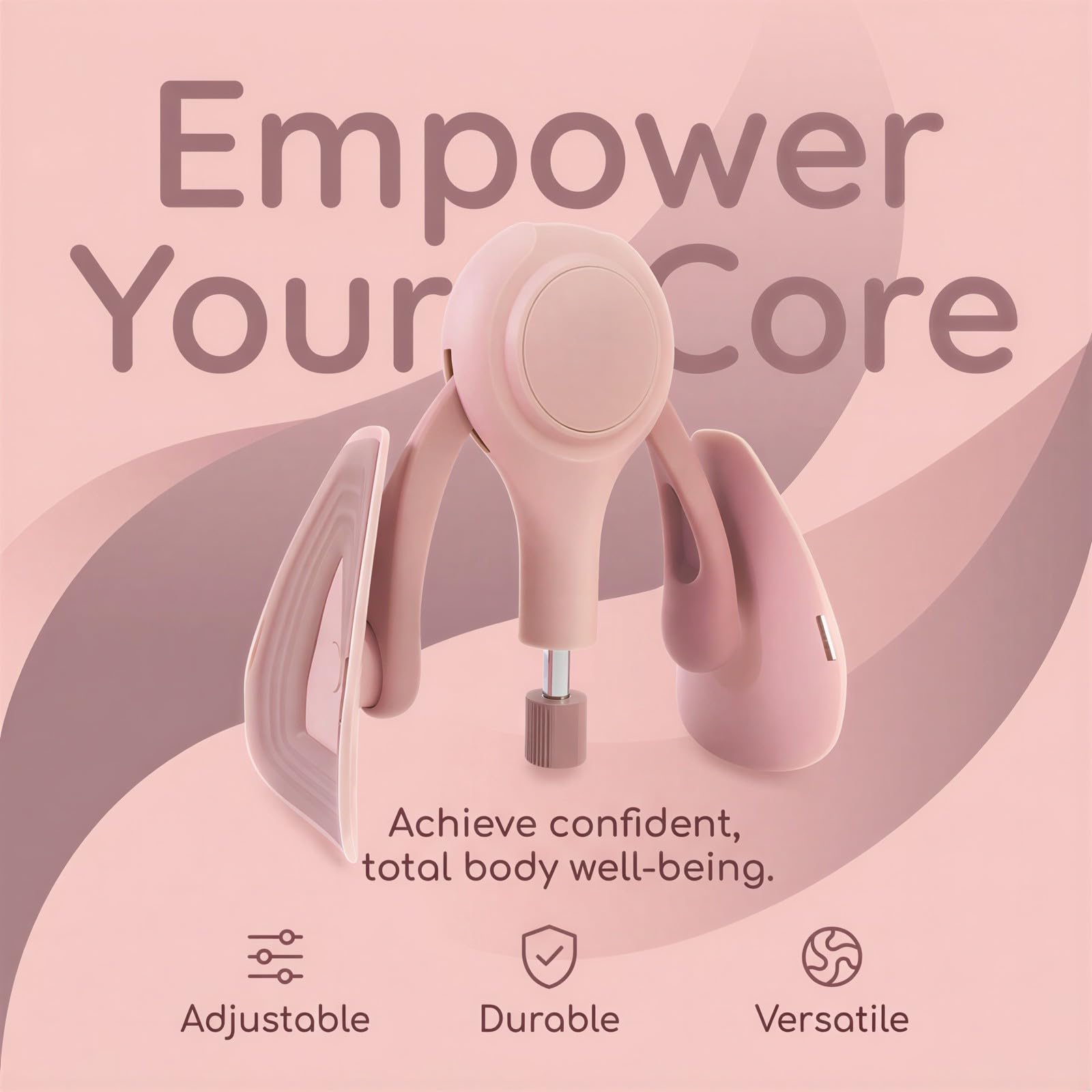 Body-Contouring-Trainingsgerät, Oberschenkeltrainer mit verstellbarem Widerstand, für Frauen zur regenerativen Körperpflege, Innenschenkel Straffen, für Home Yoga