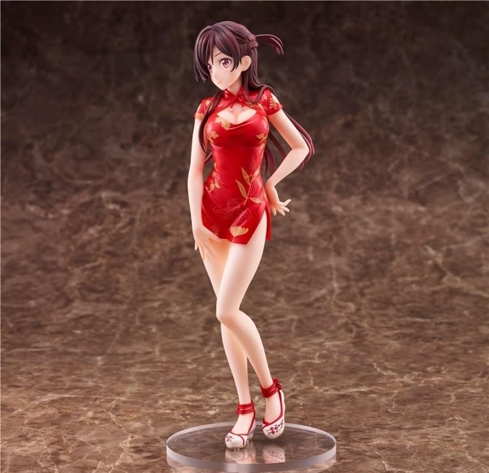 Rent-A-Girlfriend Chizuru Mizuhara Chiny sukienka Nsfw figurka figurka/figurka anime/malowana postać model/zabawka model kolekcjonerów anime przedmiot 29 cm