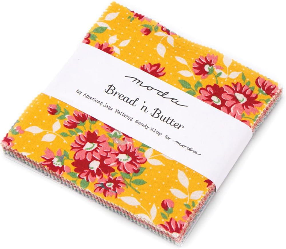 Bread N Butter Charm Pack By American Jane; 42 - 5" Precut Fabric Quilt Squares