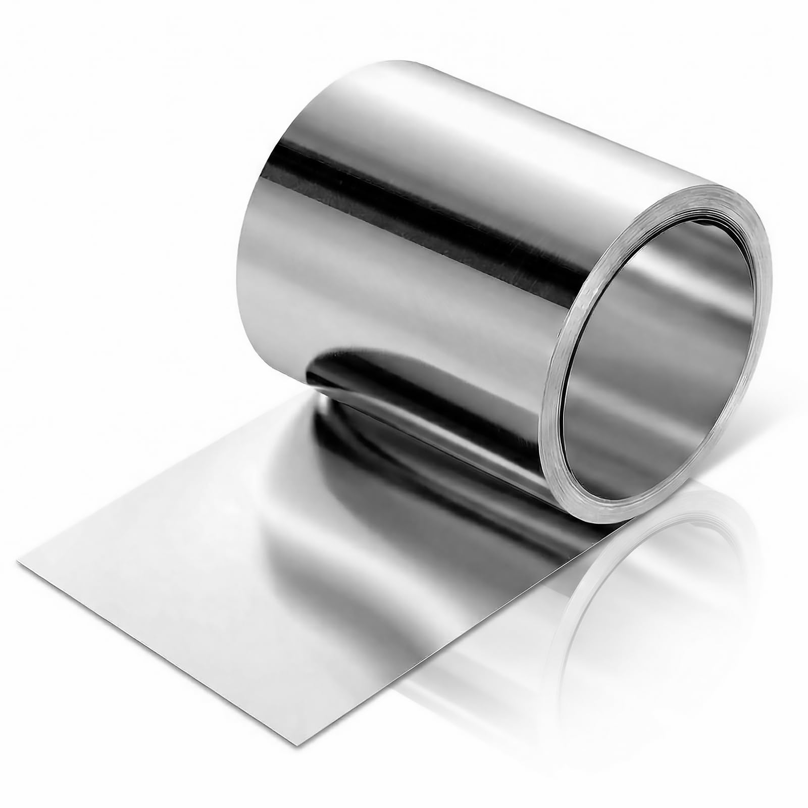 Peohud 6'' x 60' Aluminum Flashing Roll, 0.2mm Thickness Aluminum Roof Panel, Roof Flashing Strip for Sealing Windows Doors Siding, Preventing Roofing Stains
