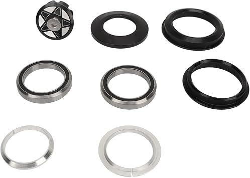 Headset Spacer Kit | 44-50.6mm Tapered Head Tube Compatible | Weather - Proof Aluminum Alloy CNC Machined | Sealed Bearings for Smooth Steering