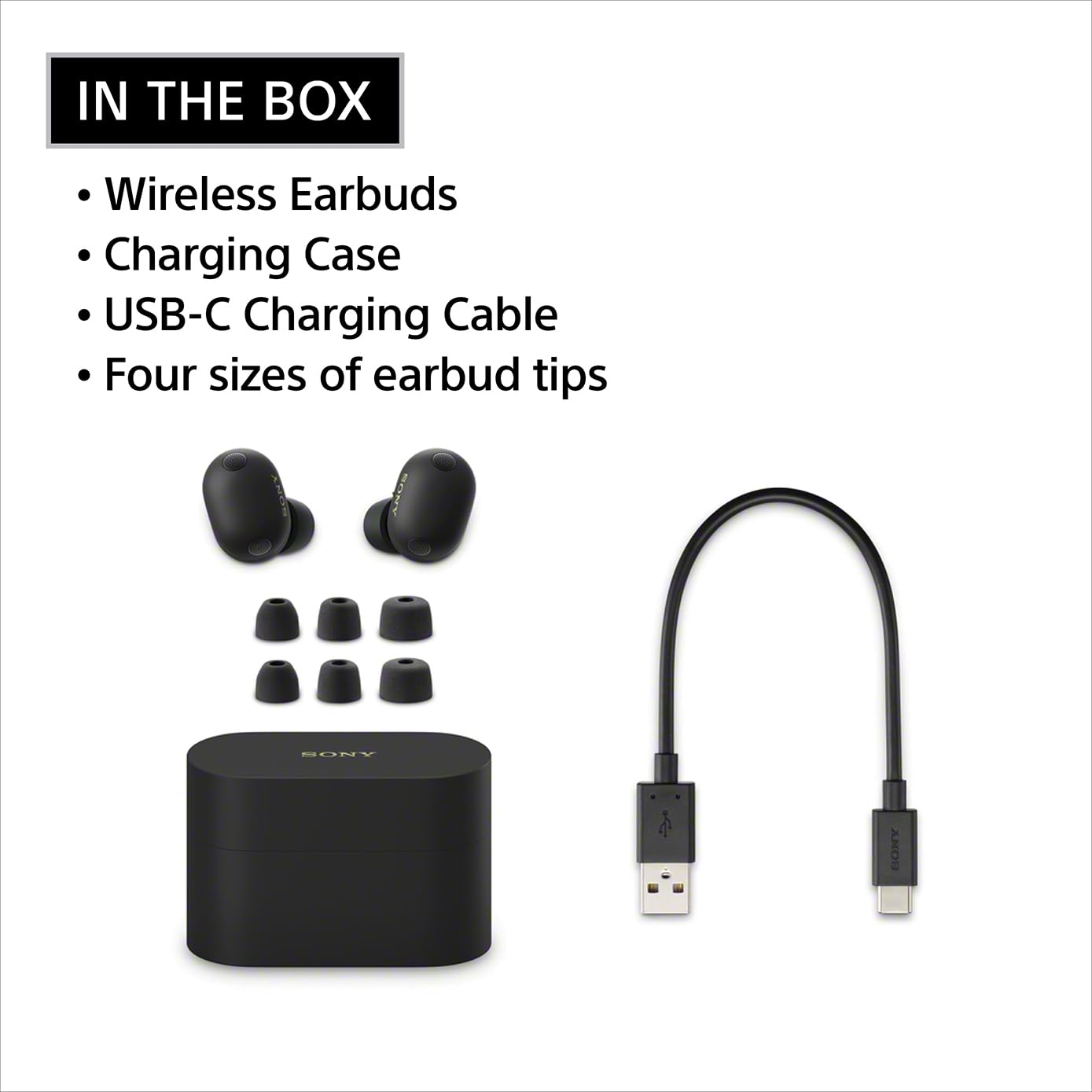 Sony WF-1000XM6 The Best Truly Wireless Noise Cancelling Earbuds (2026 Model), Bluetooth in-Ear Headphones, with Studio-Quality Sound, Up to 24 Hours of Battery Life, Black