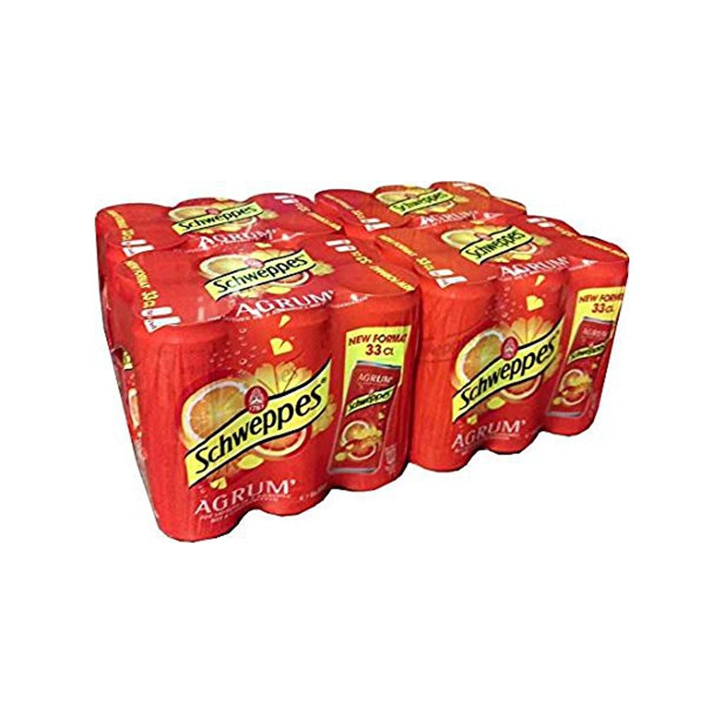 Schweppes Agrum Zero 33cl Slim (confezione da 24)
