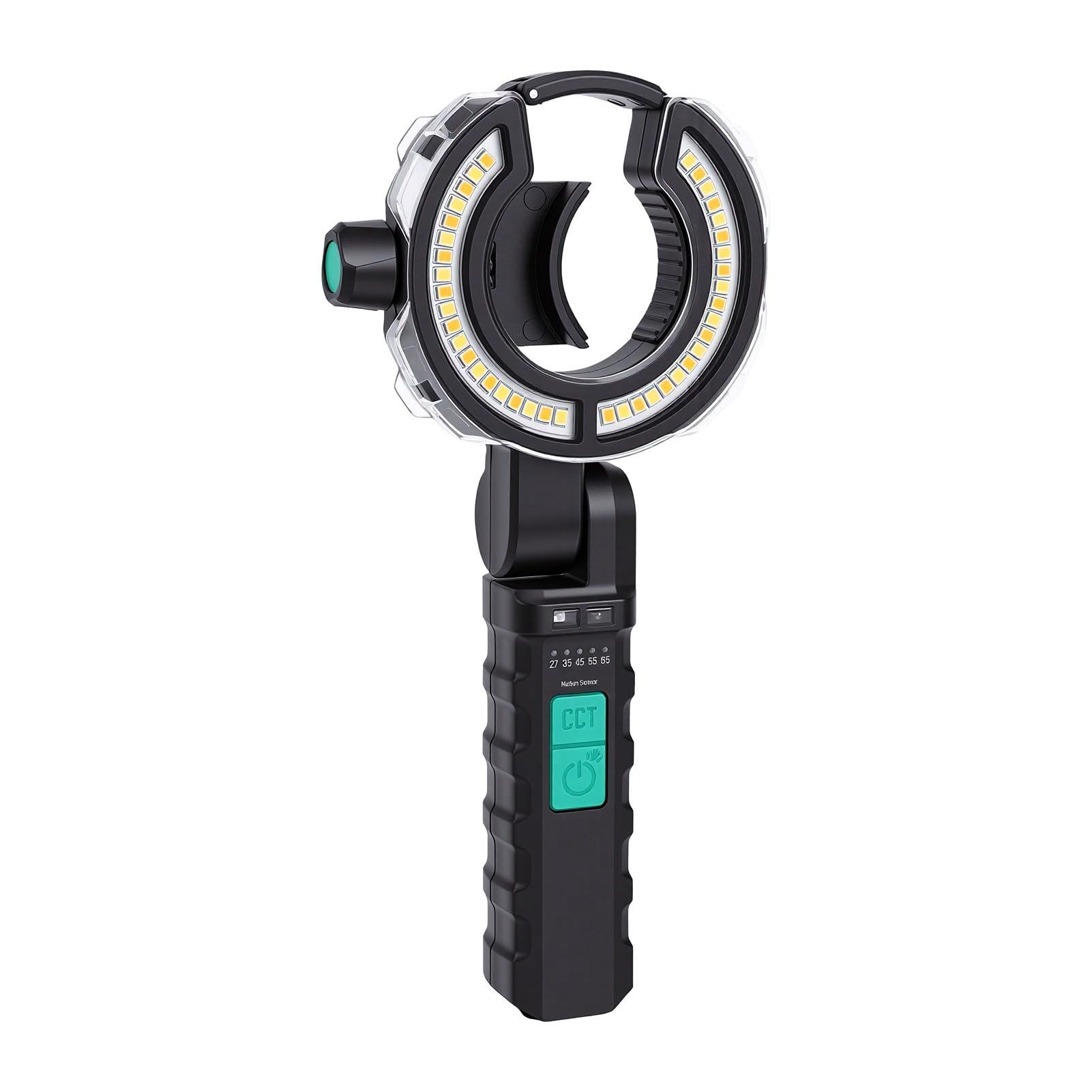 Luz de Pistola de Pintura, Lámpara de Pulverización LED de 500 LM | Luz de Trabajo con Carcasa de Aluminio, 2700K a 6500K y 250 500 LM, Recargable por USB C de 3200 MAh, Se Adapta a Boquilla