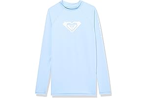 Roxy Girls' Whole Hearted Long Sleeve Rashguard