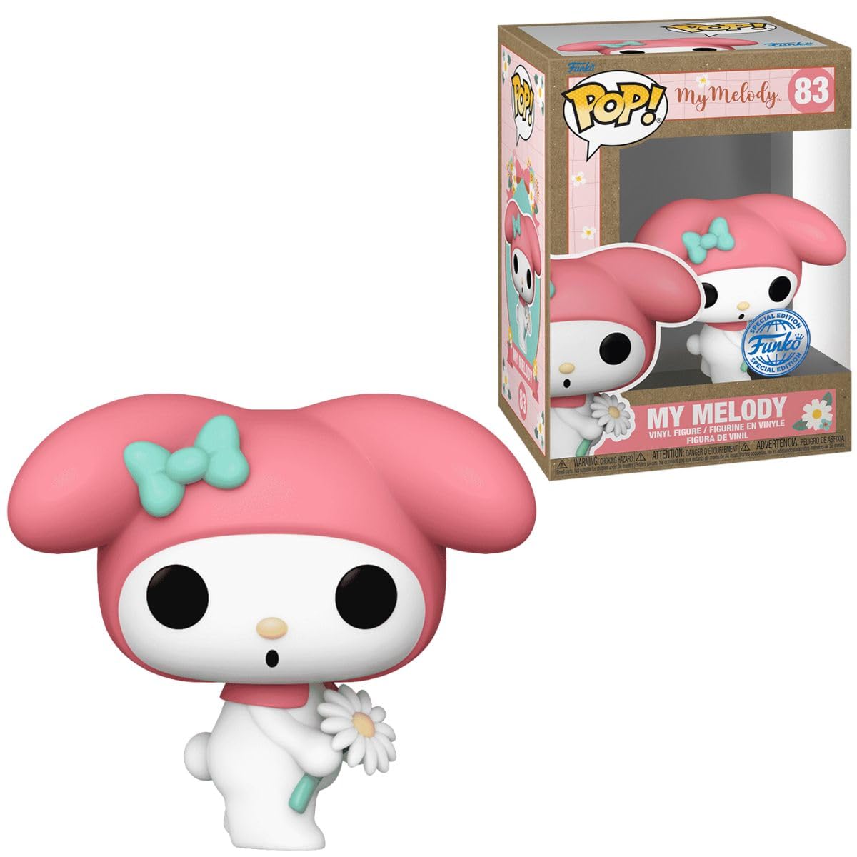 Amazon.com: Funko Pop! Animation: Sanrio - My Melody with Flower