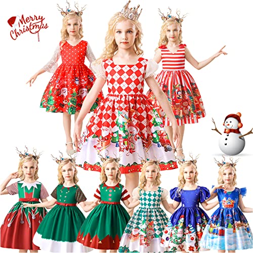 ZXDFG Ragazze Natale Cosplay Fancy Dress