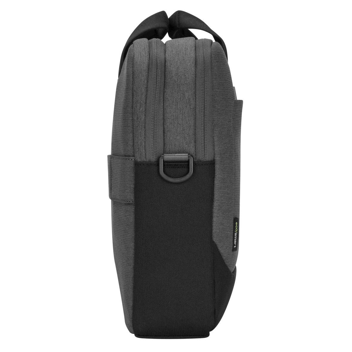 Targus Cypress Maletín con EcoSmart para viajeros de negocios y escuela con 2 compartimentos, correa acolchada para el hombro, funda protectora para portátil de 15.6 pulgadas, gris claro (TBT92602GL)