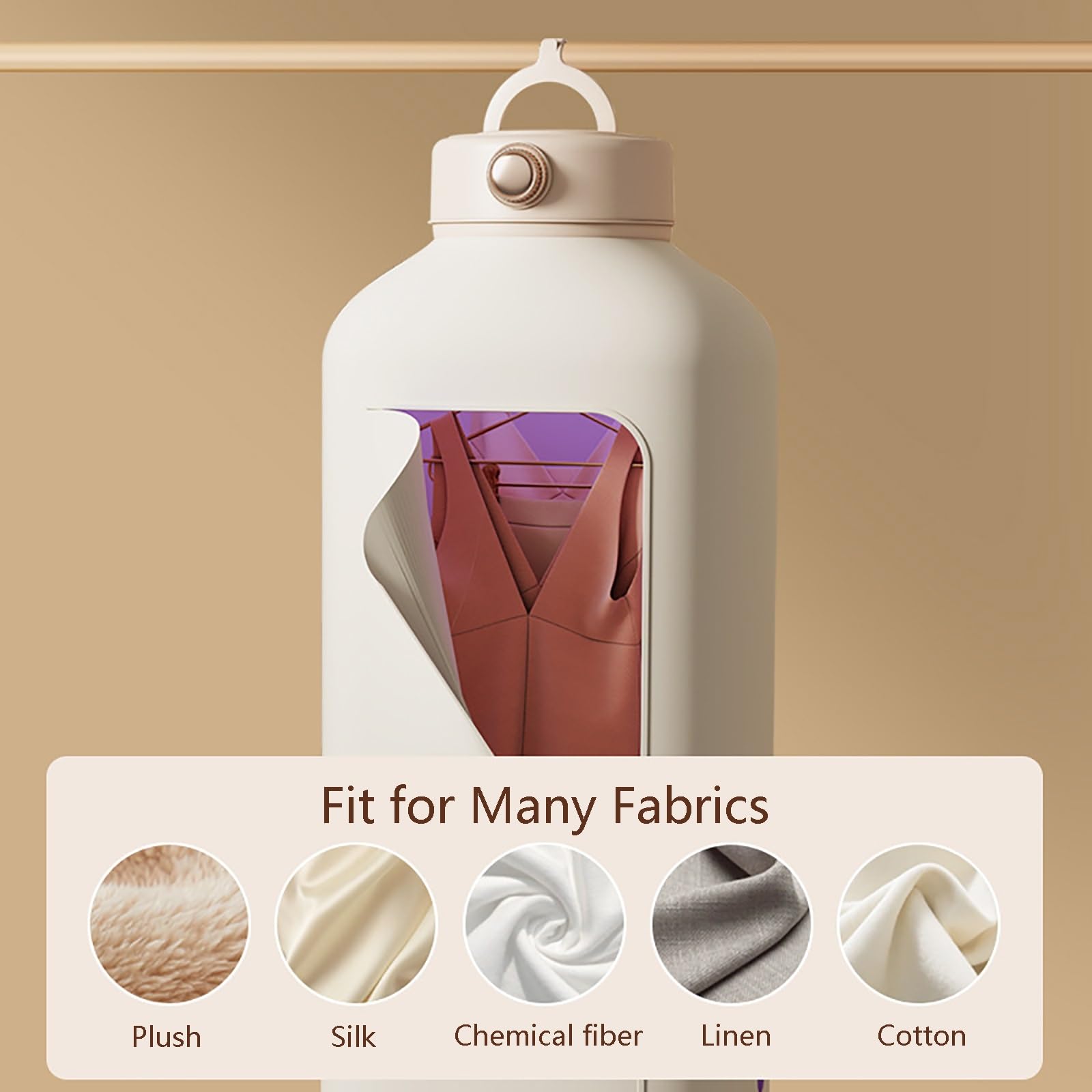 FUSHENGLI Secadora De Ropa Plegable, Mini Secadora De Ropa con Gran Capacidad, para Ropa Interior, Prendas Delicadas, Ropa De Bebé, Secadora De Ropa Eléctrica, Ideal para Viajes, RV