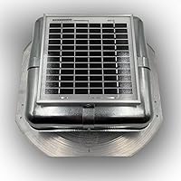 Vista 1 de Solar RoofBlaster con ventilación galvanizada Ventilación de techo solar 3 vatios Diseño nuevo y mejorado