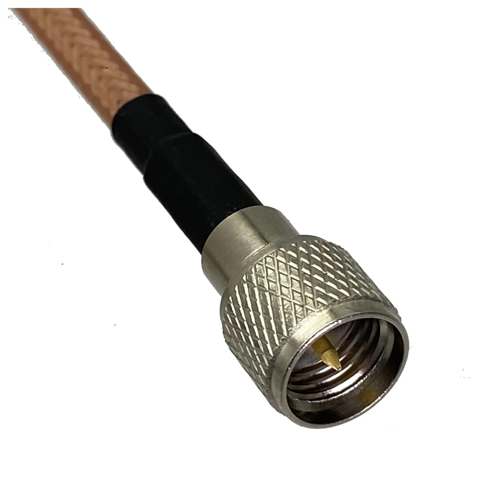 1 Pz 50 CM-10 M RG142 Mini UHF Spina Maschio A N Connettore Dritto RF Jumper Cavo A Treccia(10M)