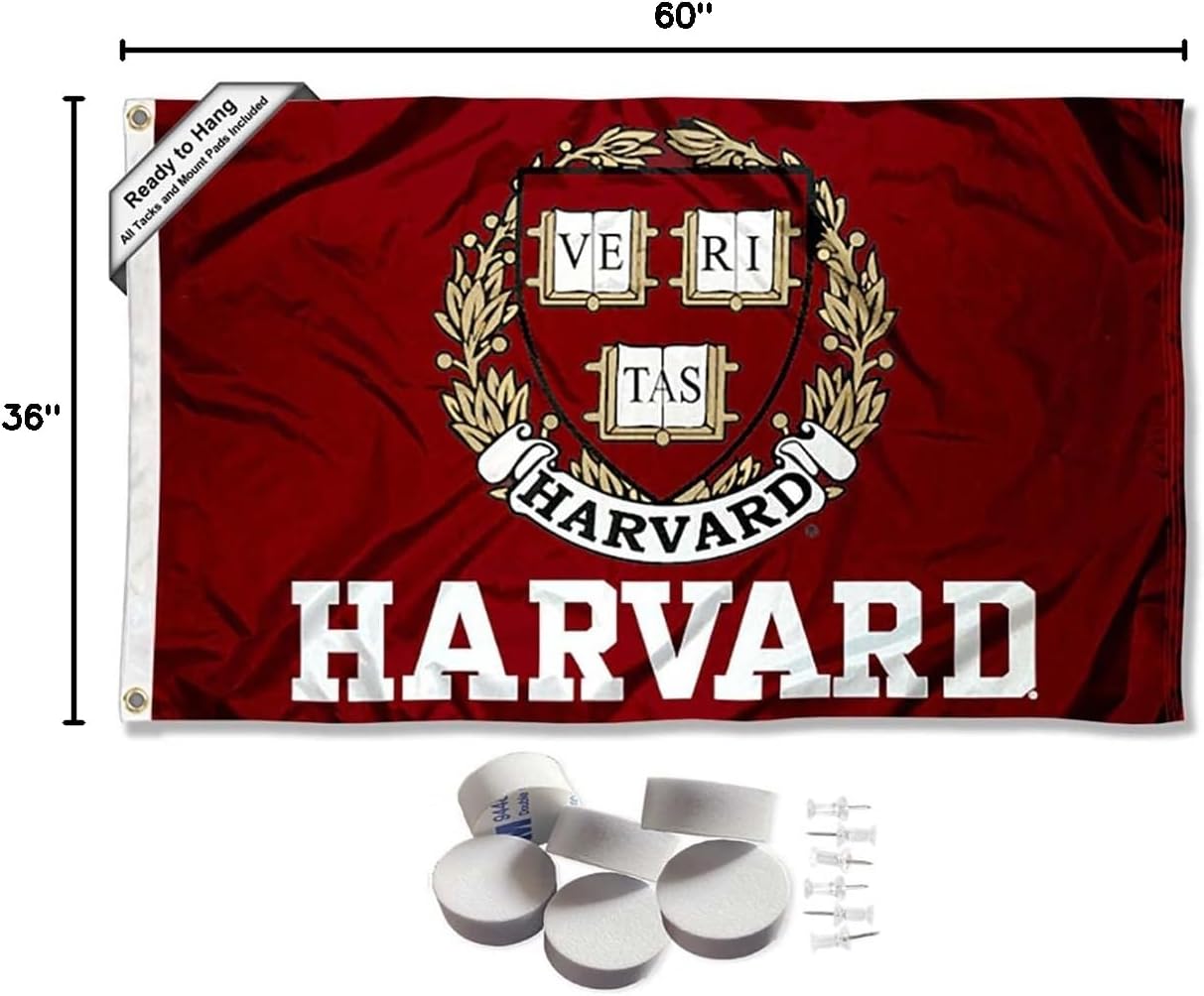 Harvard Banner and Tapestry Wall Tack Pads