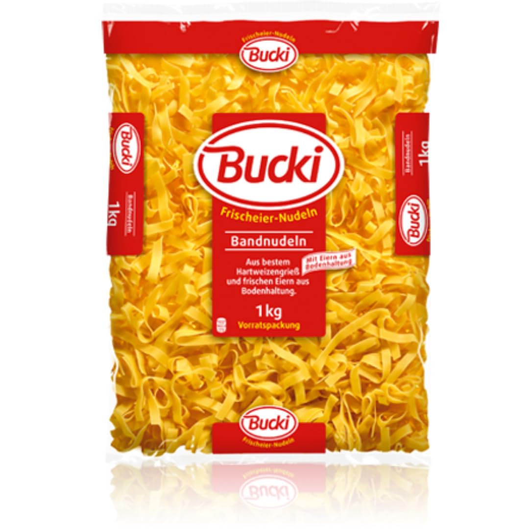 Bucki Bandnudeln pasta nudeln 1000 gramm x 6 Stück