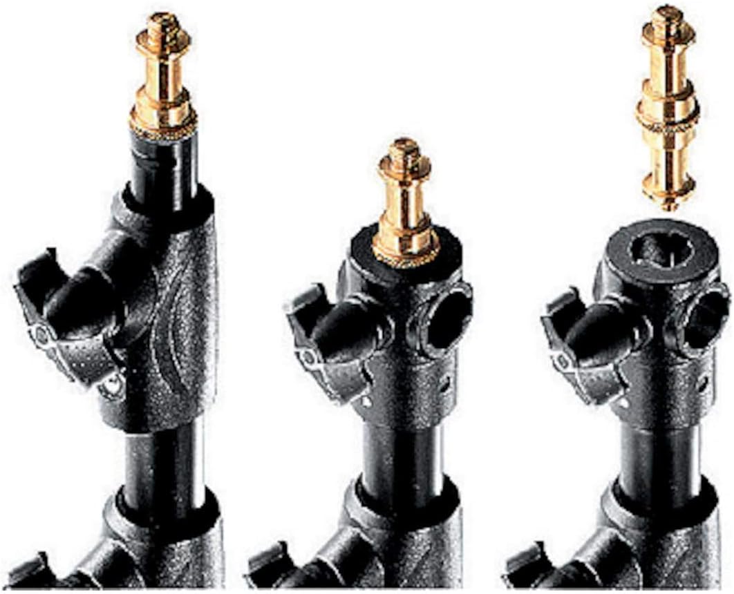 Manfrotto 1004BAC 144-Inch Air Cushioned Aluminum Master Light Stand with 4 Sections and 3 Risers, 3-Pack (Black)