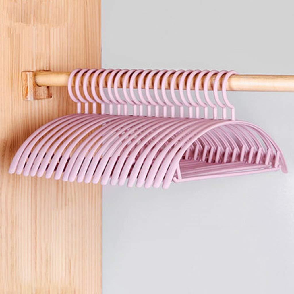 MOBYGKFY 10pcs Clothes Hanger household Non-slip Hanger Plastic Wide Shoulder Semi-circular Hanger Seamless Hanging Organizer(black-Soul Eater1)