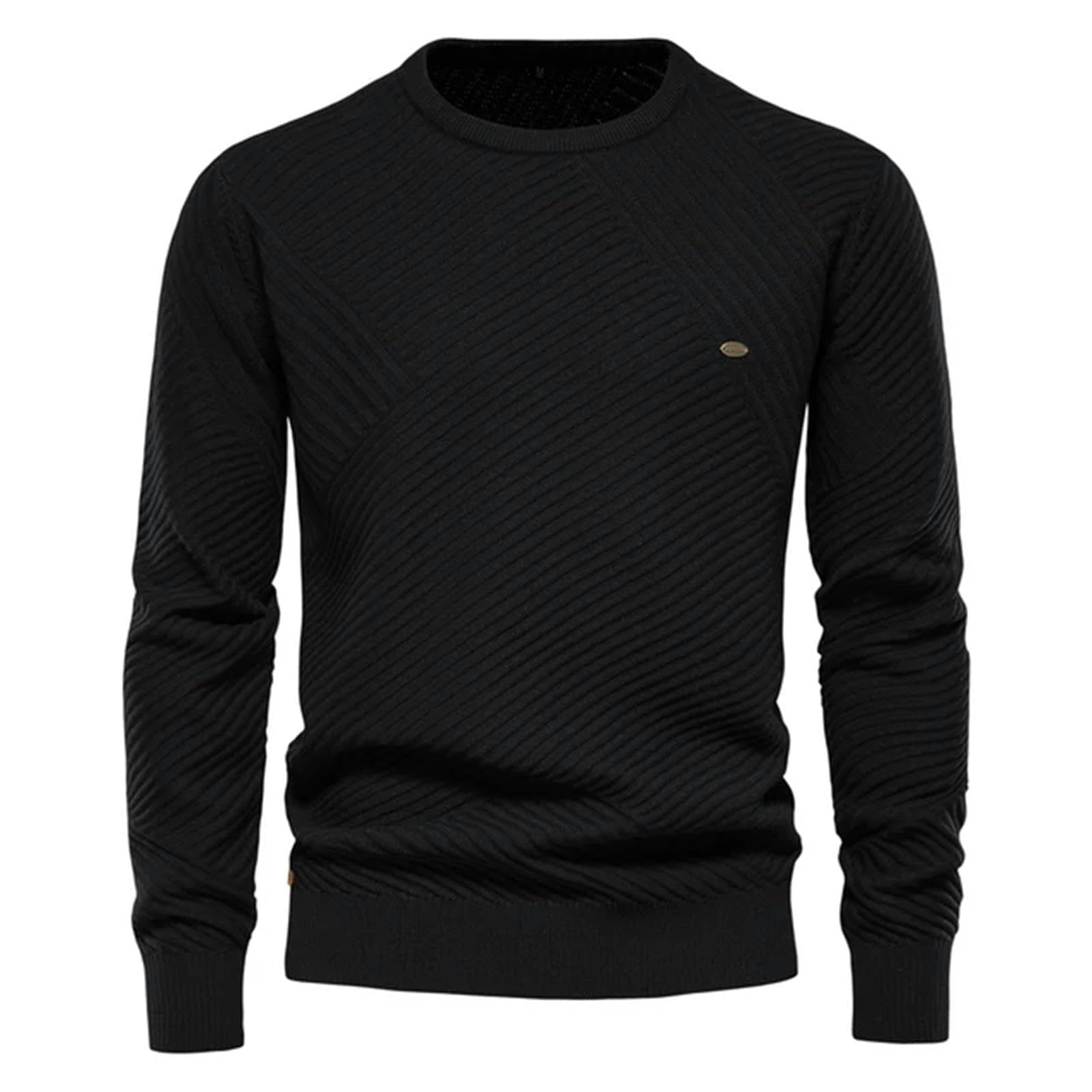 MdybF Maglione Uomo Pullover A Maglia A Maglia A Strisce da Uomo per Uomini per Uomini Uomini Casual Inverno
