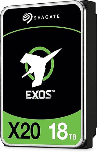 Seagate Exos X20 18TB 7200 RPM 512e SATA 6Gb/s 3.5" Enterprise Hard Drive - ST18000NM003D (Renewed)