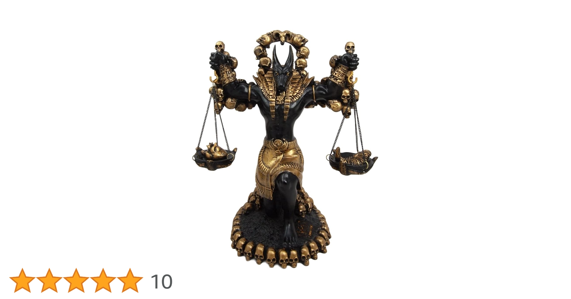 Amazon.co.jp: Ebros 古代エジプト 死者の神 ミイラ化 アヌビス像