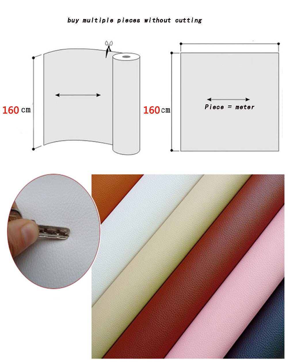 Sztuczna skóra tkanina do tapicerki mebli sofa krzesło samochody wodoodporna tkanina skórzana tkanina materiał materiał materiał materiał szycie DIY rzemiosło (rozmiar: 1,6 x 9 m, kolor: niebieski 17 #)
