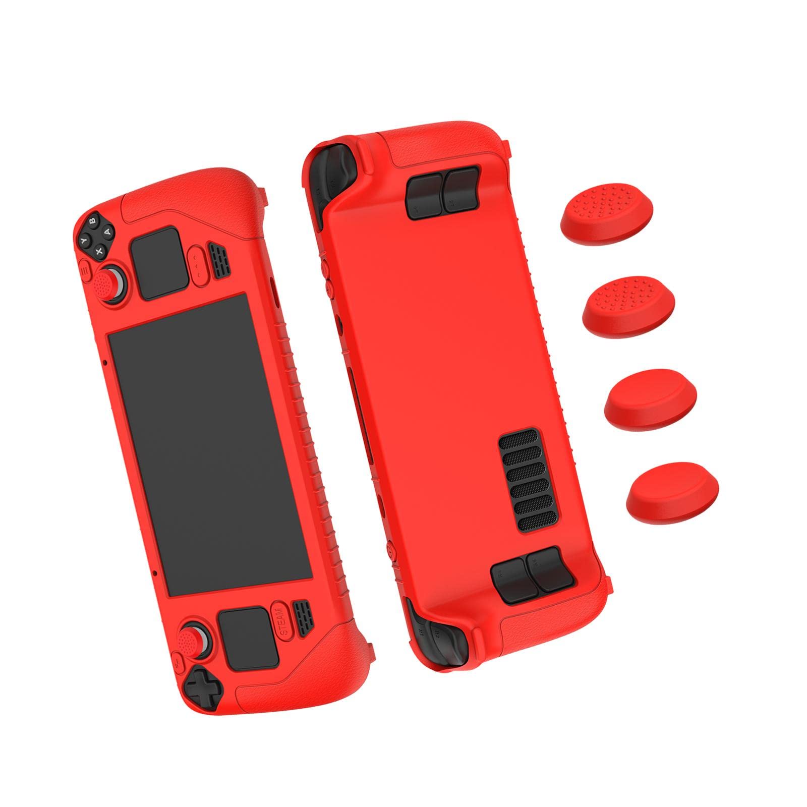 Silicone Game Console Protective Case Anti Scratch Anti Collision Washable Red| Bags, Skins & Travel Cases|Video Games & Consoles-image-23
