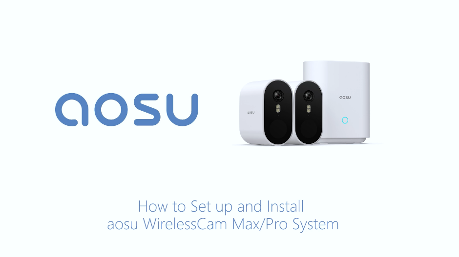 aosu 2K HD Security Cameras Wireless Outdoor, Home Security Camera