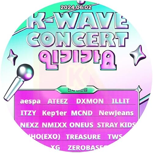 K-POP DVD 2024 K-WAVE CONCERT INKIGAYO 2024.06.02 ���y�ԑg���^DVD CON KPOP DVD
