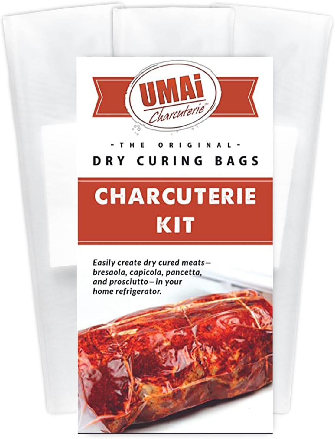 UMAi Dry Charcuterie Kit Dry Curing Meat Kit Incl. 3 Large & 2 Small
