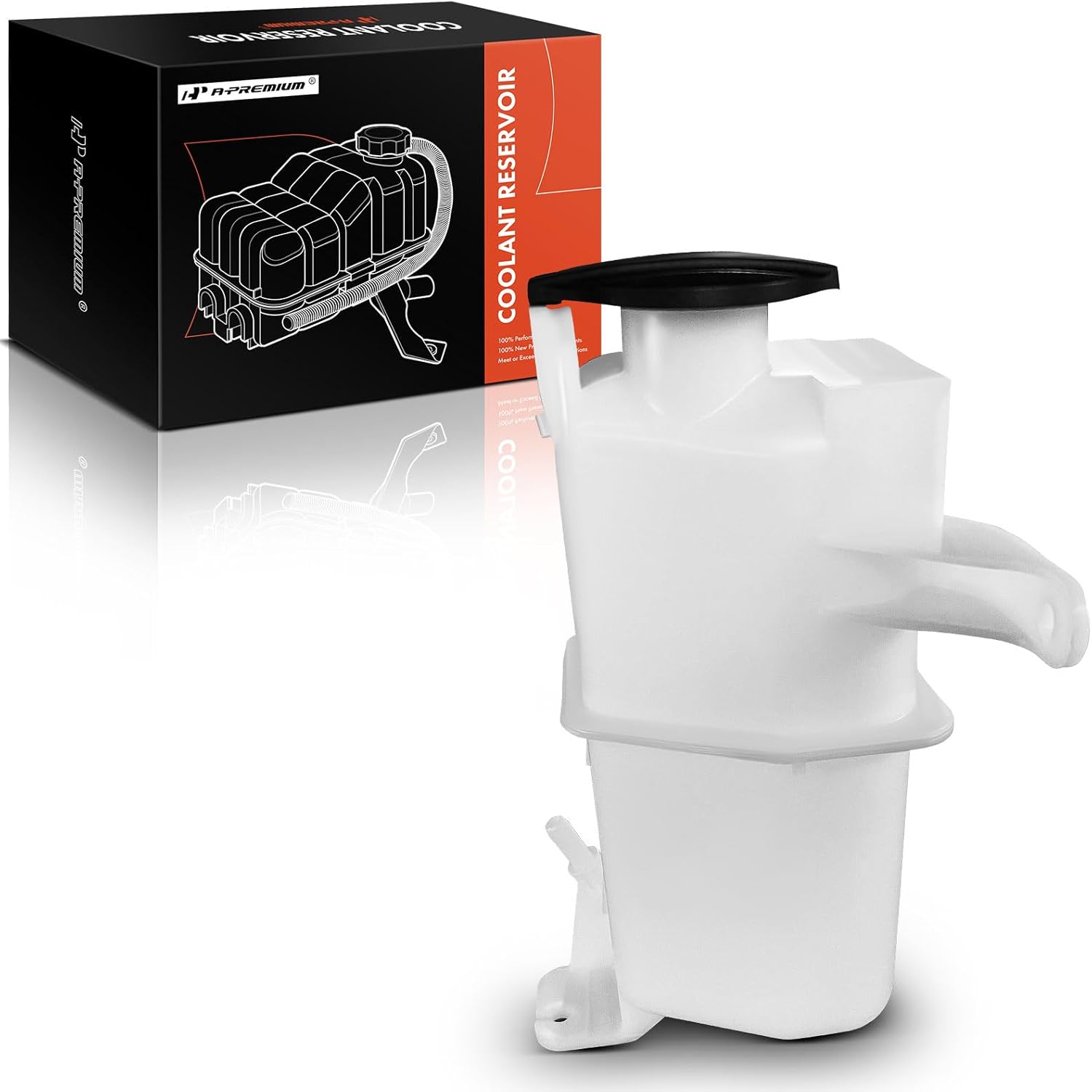 A-Premium Engine Coolant Overflow Recovery Reservoir Tank [with Cap] Compatible with Hyundai Elantra 2007 2008 2009 2010, 2.0L, Sedan