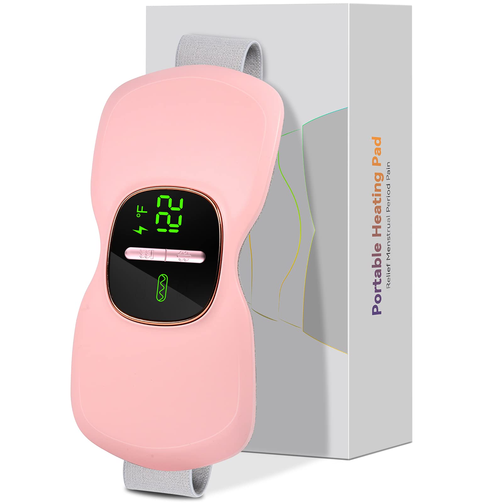 Amazon.com: Menstrual Heating Pad for Cramps, Portable Cordless Heating Pad  for Period Pain Relief，Heating Pad with 3 Heat Levels and 3 Massage Modes :  Health u0026 Household