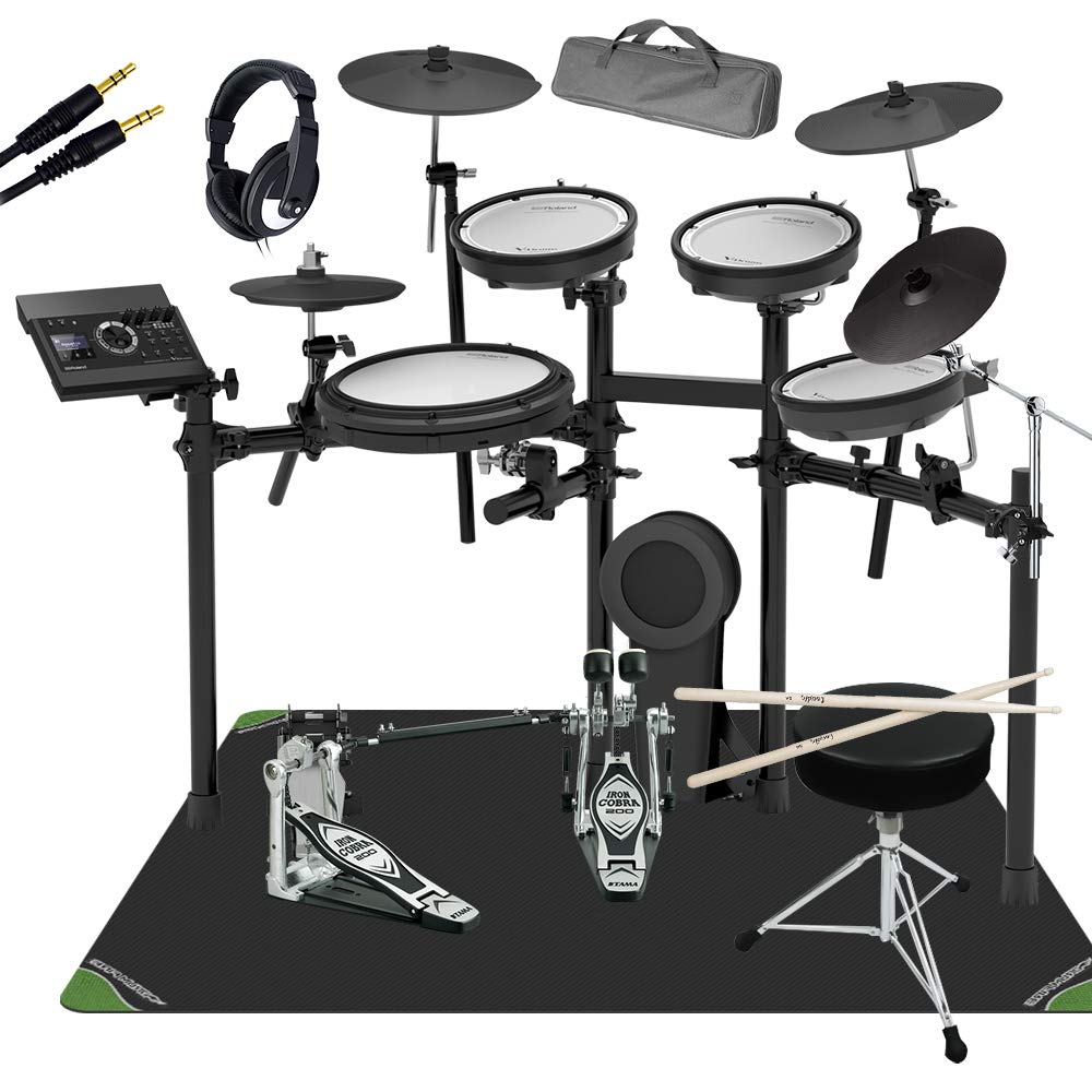 Amazon.co.jp: Roland TD-17KV-S TAMAツインペダル付属 3シンバル拡張